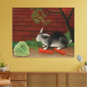 Henri Rousseau art style Leinwanddruck (Insitu (Wohnzimmer))