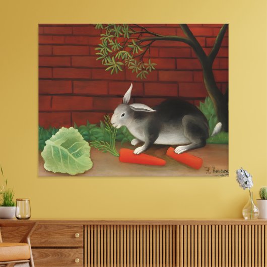 Henri Rousseau art style Leinwanddruck (Insitu (Wohnzimmer))