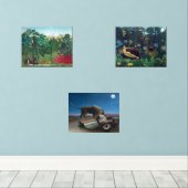 Henri Rousseau - Auswahl der Meisterwerke Bilderwand Sets (Holzboden)
