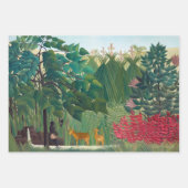 Henri Rousseau - Auswahl der Meisterwerke Geschenkpapier Set (Vorderseite 3)