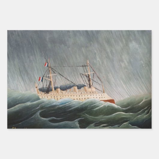 Henri Rousseau - Auswahl der Meisterwerke Geschenkpapier Set (Vorderseite 2)