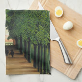 Henri Rousseau, Avenue im Park at Saint Cloud Geschirrtuch (Viertel Falte)