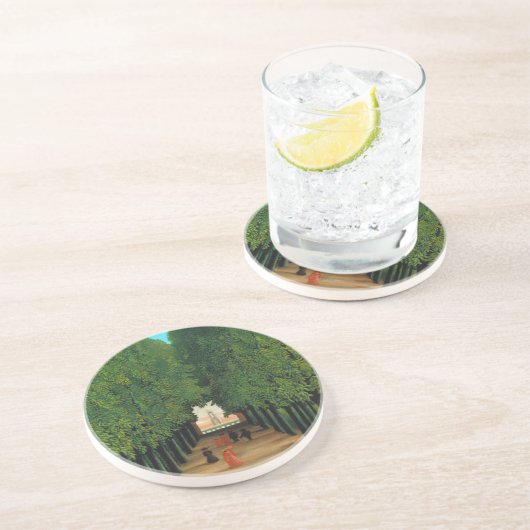 Henri Rousseau, Avenue im Park at Saint Cloud Getränkeuntersetzer (Seite)