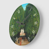 Henri Rousseau, Avenue im Park at Saint Cloud Große Wanduhr (Winkel)