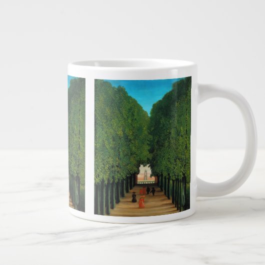Henri Rousseau, Avenue im Park at Saint Cloud Jumbo-Tasse (Rechts)