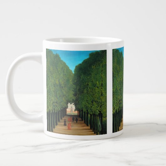 Henri Rousseau, Avenue im Park at Saint Cloud Jumbo-Tasse (Links)