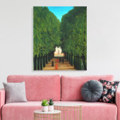 Henri Rousseau, Avenue im Park at Saint Cloud Leinwanddruck (Insitu (Wohnzimmer))
