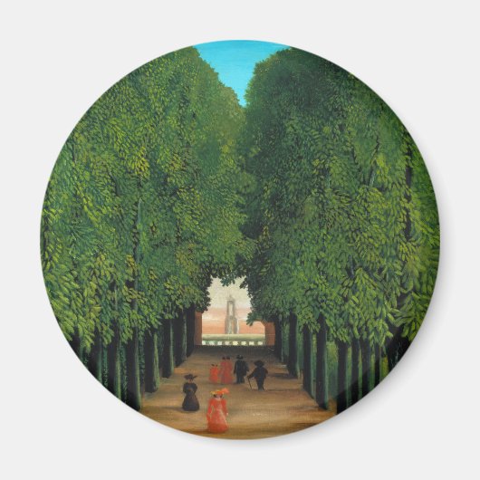 Henri Rousseau, Avenue im Park at Saint Cloud Magnet (Vorne)