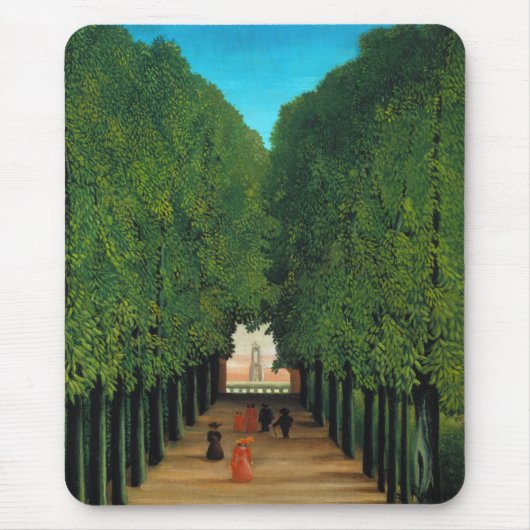 Henri Rousseau, Avenue im Park at Saint Cloud Mousepad (Vorne)