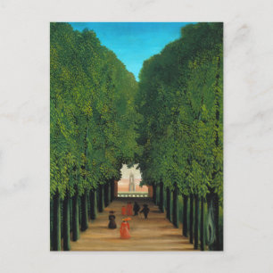 Henri Rousseau, Avenue im Park at Saint Cloud Postkarte