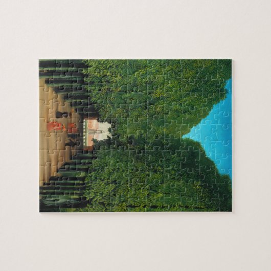 Henri Rousseau, Avenue im Park at Saint Cloud Puzzle (Horizontal)