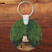 Henri Rousseau, Avenue im Park at Saint Cloud Schlüsselanhänger (Vorderseite)