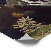 Henri Rousseau - Burg im Mondlicht (Le Donjon) Poster (Ecke)