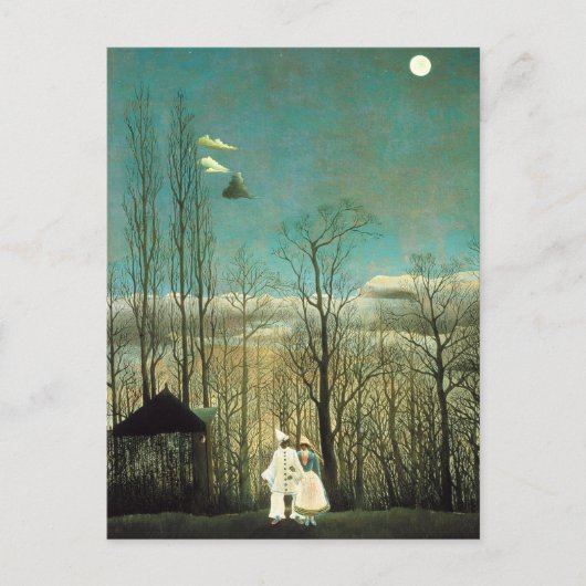 Henri Rousseau Carnival Abend Postcard Postkarte (Vorderseite)