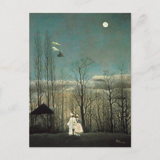 Henri Rousseau Carnival Abend Postkarte (Vorderseite)