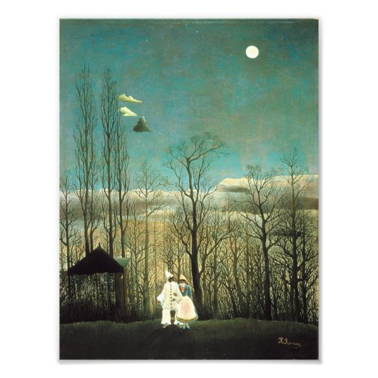 Henri Rousseau Carnival Abend Printing Fotodruck (Vorne)