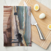 Henri Rousseau - Cliffs Geschirrtuch (Viertel Falte)