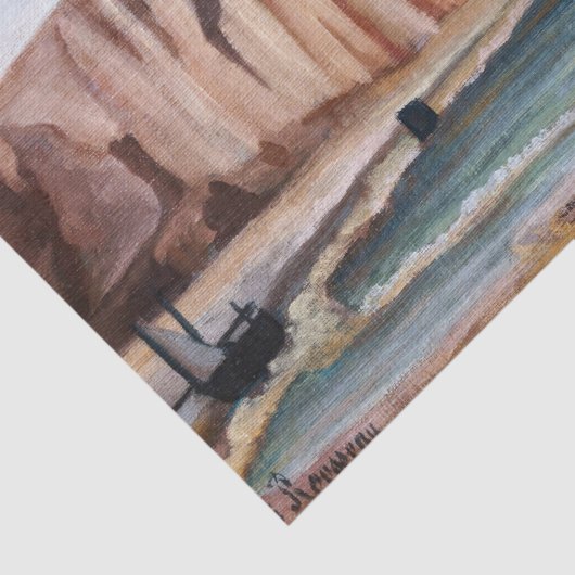 Henri Rousseau - Cliffs Seidenpapier (Ausschnitt)