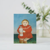 Henri Rousseau - Das Mädchen mit einer Puppe Postkarte (Stehend Vorderseite)