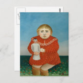 Henri Rousseau - Das Mädchen mit einer Puppe Postkarte (Vorne/Hinten)