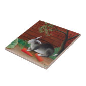 Henri Rousseau - Das Mahl des Kaninchens Fliese (Seite)