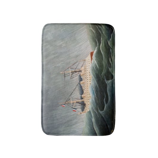 Henri Rousseau - Das Schiff im Tempest Badematte (Vorderseite Vertikal)