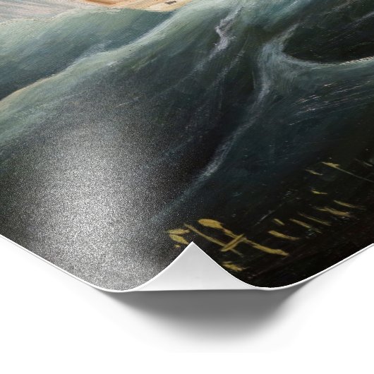 Henri Rousseau - Das Schiff im Tempest Fotodruck (Ecke)