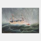 Henri Rousseau - Das Schiff im Tempest Geschenkpapier Set (Vorderseite 2)