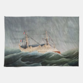 Henri Rousseau - Das Schiff im Tempest Geschirrtuch (Horizontal)