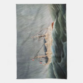 Henri Rousseau - Das Schiff im Tempest Geschirrtuch (Vertikal)