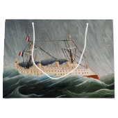 Henri Rousseau - Das Schiff im Tempest Große Geschenktüte (Vorderseite)