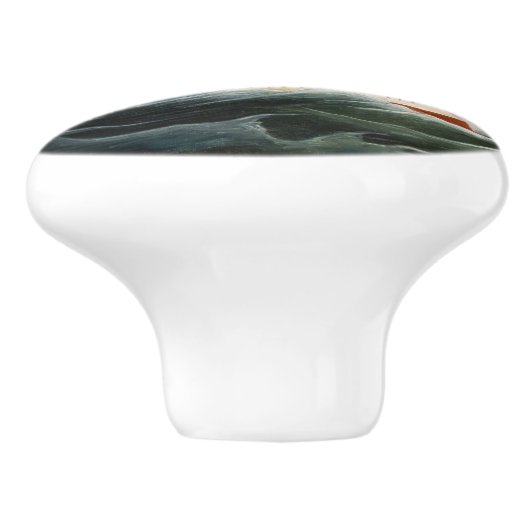 Henri Rousseau - Das Schiff im Tempest Keramikknauf (Seitenansicht)