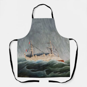 Henri Rousseau - Das Schiff im Tempest Schürze