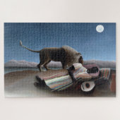 Henri Rousseau Das schlafende Sinti und Roma-Poste Puzzle (Horizontal)
