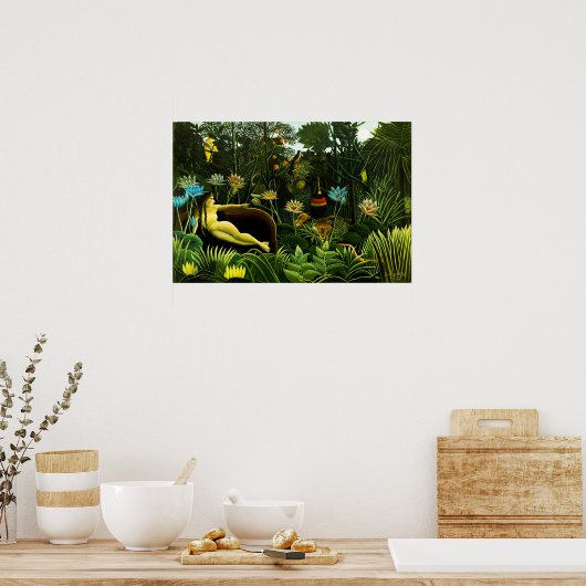 Henri Rousseau Das Traumposter Poster (Küche)