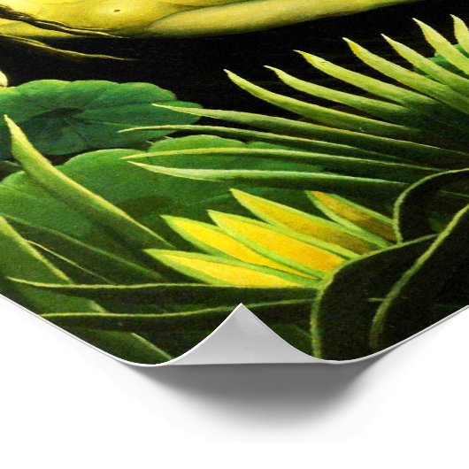Henri Rousseau Das Traumposter Poster (Ecke)