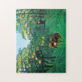 Henri Rousseau Das Tropenpuzzle Puzzle (Vertikal)