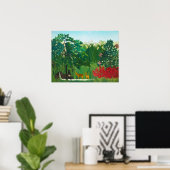 Henri Rousseau Das Wasserfall-Poster Poster (Heimbüro)