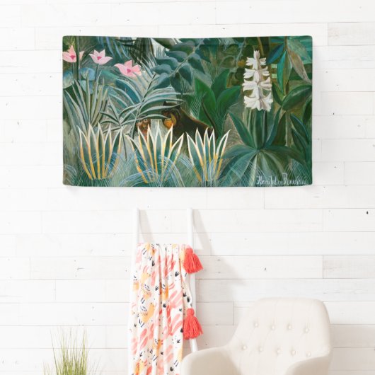 Henri Rousseau - Der Äquatorialdschungel Banner (Insitu)