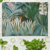 Henri Rousseau - Der Äquatorialdschungel Geschirrtuch (Gefaltet)