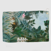 Henri Rousseau - Der Äquatorialdschungel Golfhandtuch (Horizontal)