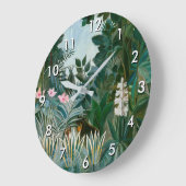 Henri Rousseau - Der Äquatorialdschungel Große Wanduhr (Winkel)