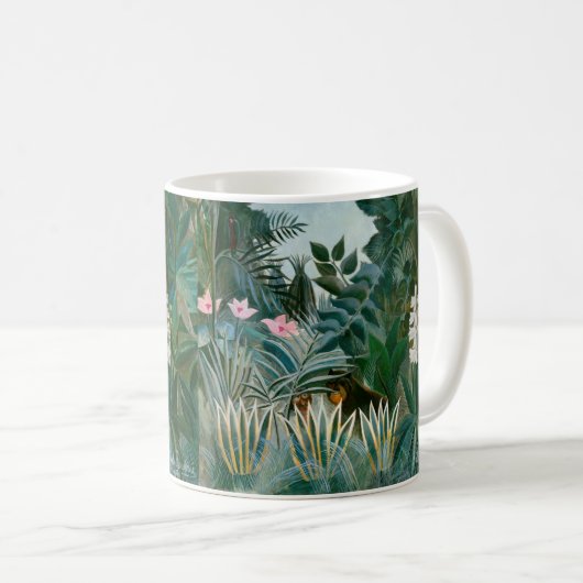 Henri Rousseau - Der Äquatorialdschungel Kaffeetasse (VorderseiteRechts)