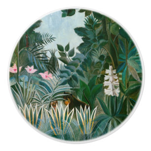 Henri Rousseau - Der Äquatorialdschungel Keramikknauf