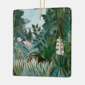 Henri Rousseau - Der Äquatorialdschungel Keramikornament (Links)