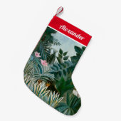 Henri Rousseau - Der Äquatorialdschungel Kleiner Weihnachtsstrumpf (Vorderansicht (hängend))