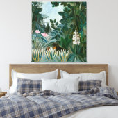 Henri Rousseau - Der Äquatorialdschungel Leinwanddruck (Insitu (Schlafzimmer))