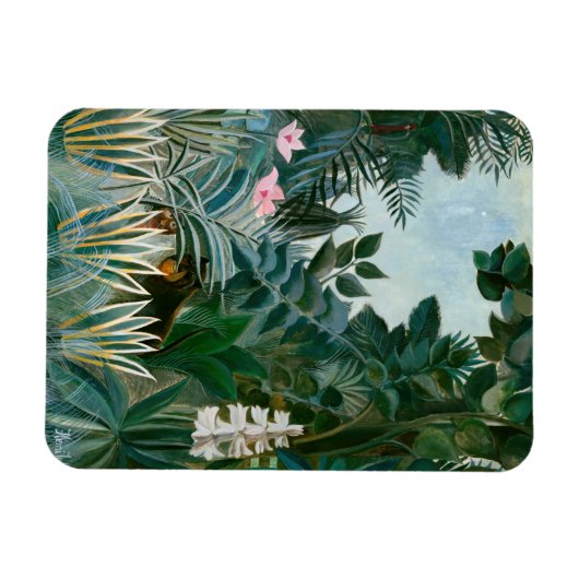 Henri Rousseau - Der Äquatorialdschungel Magnet (Horizontal)