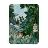 Henri Rousseau - Der Äquatorialdschungel Magnet (Vertikal)
