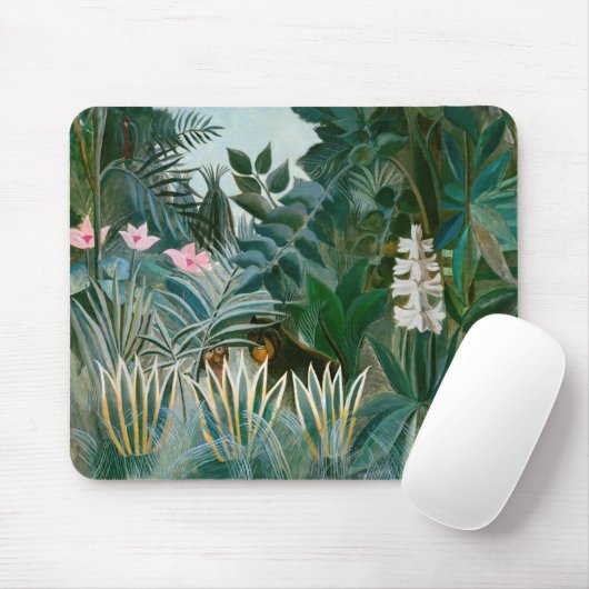 Henri Rousseau - Der Äquatorialdschungel Mousepad (Mit Mouse)